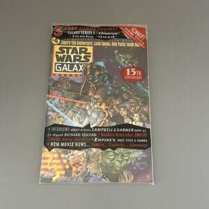 Topps Star Wars Galaxy Magazine #4 Sealed with Cards & Poster 1995